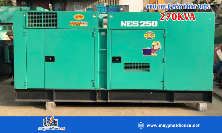Cho thuê máy phát điện 270kva