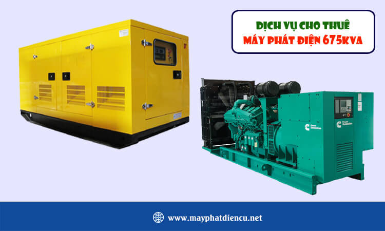 Cho thuê máy phát điện 675kva 