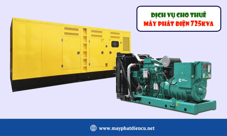 Cho thuê máy phát điện 725kva 