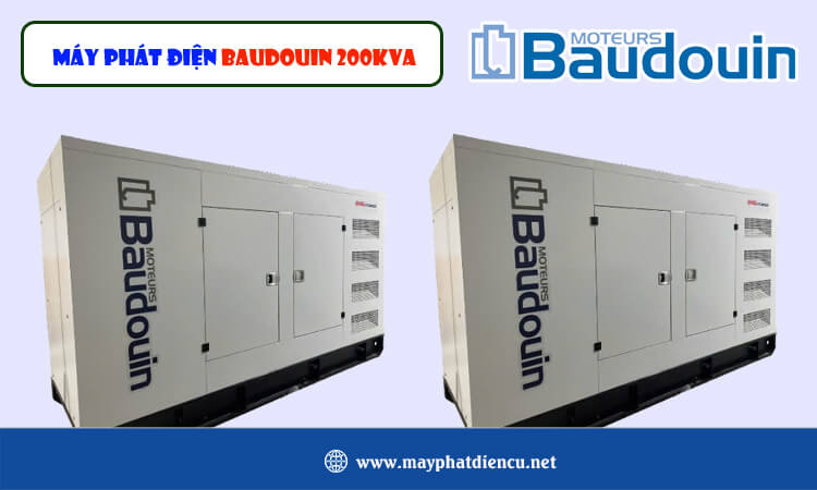 Máy phát điện Baudouin 200kva 