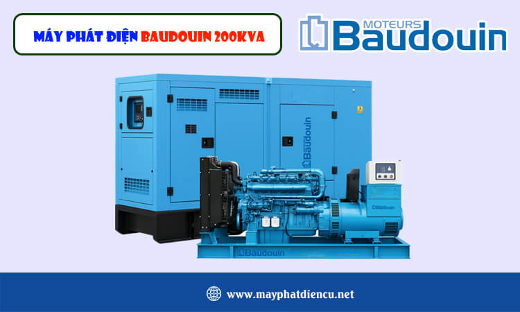 Máy phát điện Baudouin 200kva 