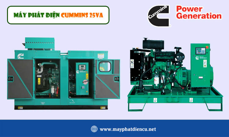 Máy phát điện Cummins 25kva