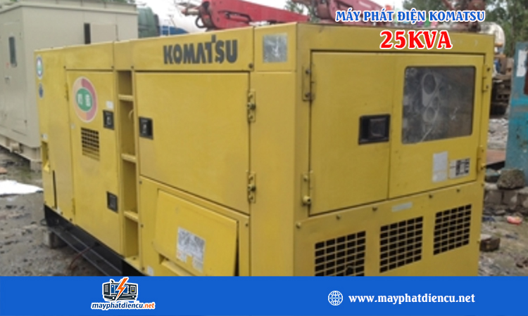 Máy phát điện Komatsu 25kva