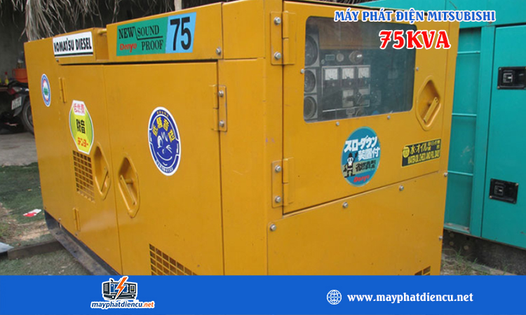 Máy phát điện mitsubishi 75kva