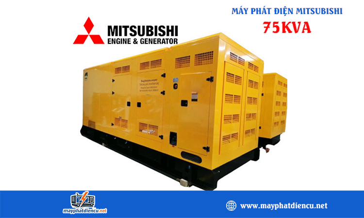 Máy phát điện mitsubishi 75kva